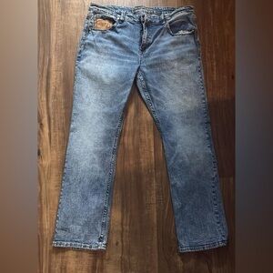 Men's Straight Fit Light Blue Denim Jeans